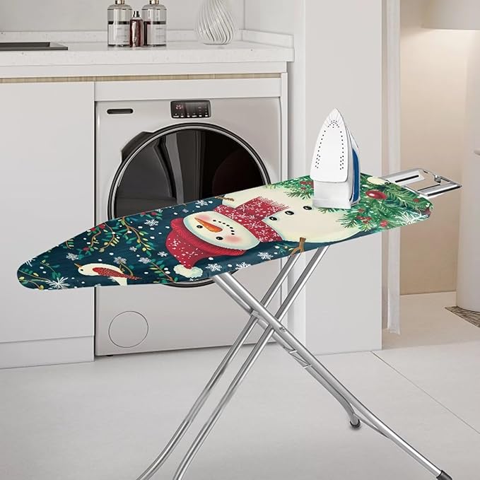 ZDCUSTOM Snowman Bird Ironing Board Cover Universal Stretchy Stain Reisstant - Image 2