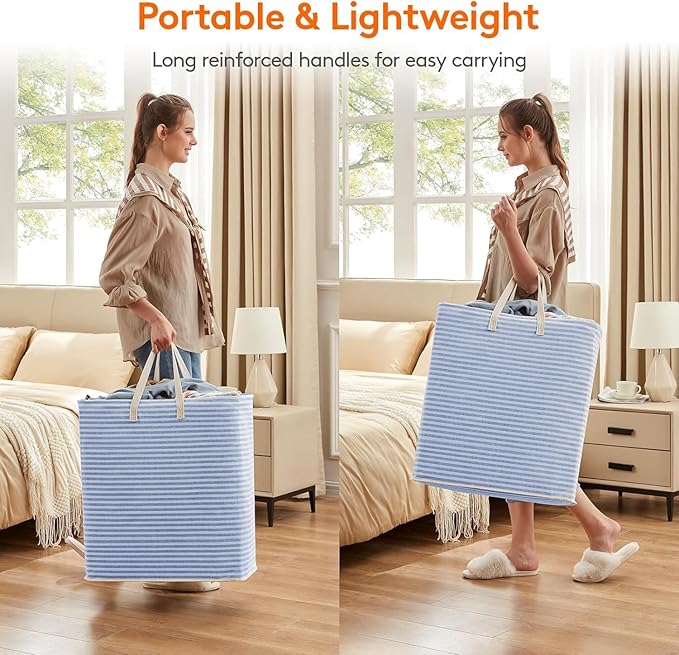 Lifewit 1 Pack Laundry Hamper Large Collapsible Laundry Baskets, Freestanding - Image 5
