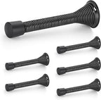 Ravinte Door Stoppers, 6 Pack Black Spring Door Stops by Ravinte