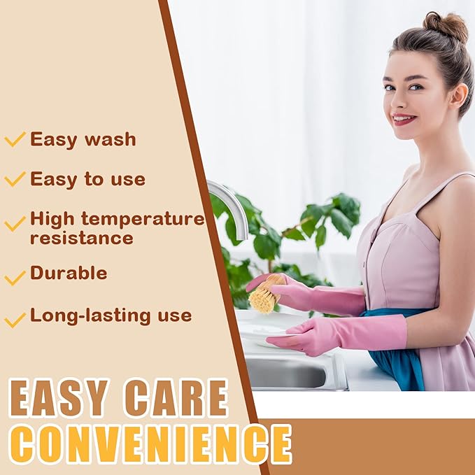 Nuenen 100 Packs Bamboo Dish Scrub Brushes Wooden Scrubbers Set Kitchen - Image 6