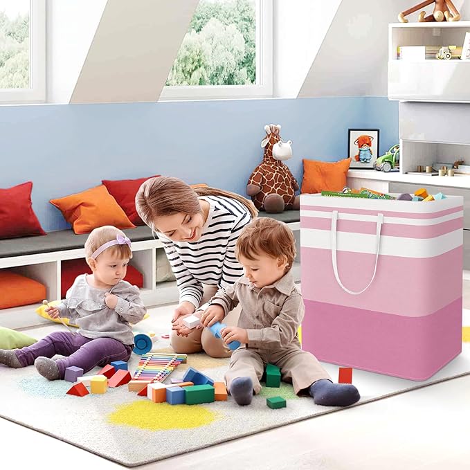 StorageRight Large Collapsible Laundry Basket Hamper - Image 7