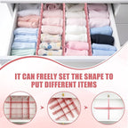 Blosssound 15 Pcs 5.12 Tall Drawer Divider Adjustable Drawer Organizer DIY - Image 4
