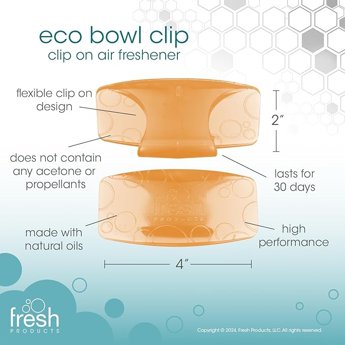 Fresh Products Eco Bowl Clip Air Freshener Versatile Design Toilet Freshener - Image 5