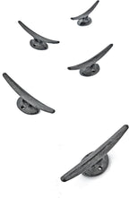 Ambipolar 5 Pack Decorative Cast Iron Heavy Duty Double Hooks, Wall Mounted - Image 7