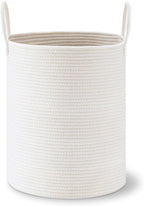 VIPOSCO Large Laundry Hamper, Tall Woven Rope Storage Basket - Image 8