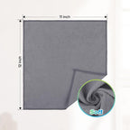 HOMEXCEL Grey Microfiber Cleaning Cloth, 24 Pack Absorbent Cleaning Rags - Image 2