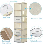 6-Tier Hanging Closet Organizer - Image 4