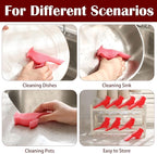 Tioncy 12 Pack Christmas Red Bird Kitchen Sponges Red Cardinal Bulk Dual Sided - Image 3