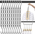DUCOO 10 PCS Space Saving Hangers, 5-Hole Magic Hangers by Unknown