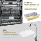 13" x 8.8" Heavy-Duty Aluminum Foil Pans - Image 6