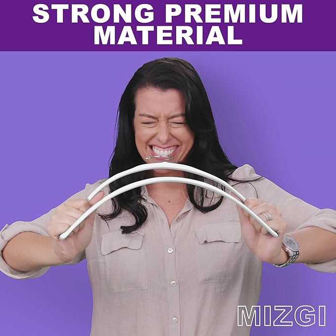 MIZGI White Velvet Hangers 60 Pack, Premium Chrome Clothes Hangers Non-Slip - Image 3