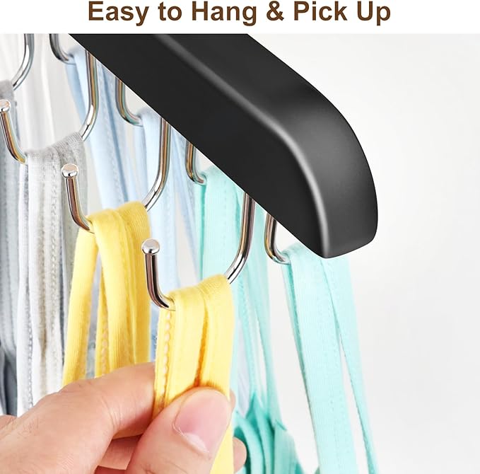 2 Pack Bra Hanger, Capacity Foldable Tank Top Hanger - Image 4