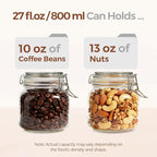 ComSaf 27oz Airtight Glass Canisters - Image 5
