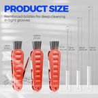 6 Pack Holikme 4 in 1 Cup Lid Cleaning Brush Set - Image 6