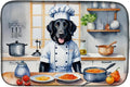 Caroline's Treasures DAC6249DDM Flat-Coated Retriever The Chef Dish Drying Mat by CarolinesTreasures