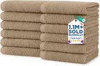 DAN RIVER 12 Pack Wash Cloths for Showering by DanRiver