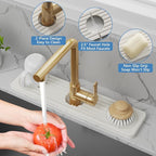 Stone Quick Dry Faucet Mat for Kitchen Sink Stone Faucet Mat for Kitchen Sink - Image 4