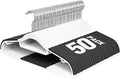 Plastic Hangers 50 Pack, 16.5 in Heavy Duty Clothes Hangers by UEAKPIC
