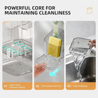 Minimalist Sponge Holder for Kitchen Sink, 3 Slots Sink Caddy - Image 5