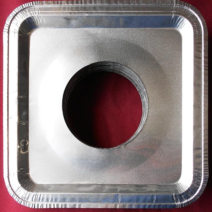 Aluminum Foil Square Gas Burner Disposable Heavy Thick Quality Bib Liners - Image 3