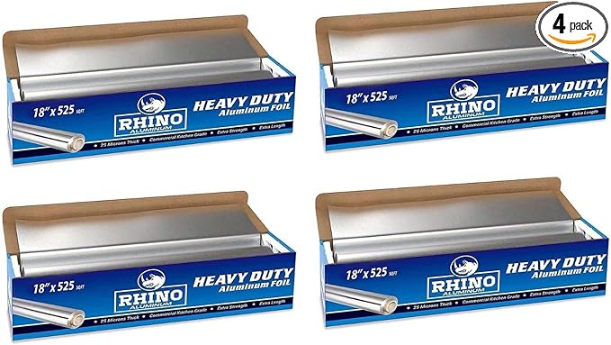 Rhino Aluminum Foil Heavy Duty 18 x 525 sf by OxPlastics