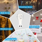 Ainiv 2-Packs Indoor Mini Light Clips, Damage Free Hanging Christmas String - Image 7
