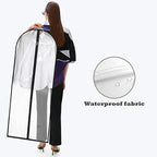 Dress Bags for Gowns Long, Suit Bag Cover for Storage and Travel, 2 Pack - Image 6