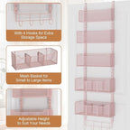 Over The Door Organizer, Metal Door Organizer Hanging - Image 5