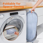 Durable Collapsible Foldable Pop Up Laundry Hamper, Sturdy 3 Compartments - Image 6
