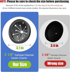 2 Pcs Garbage Disposal Splash Guard, 3 1/8" Sink Rubber Guard - Image 2