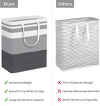 HomeHacks 3-Pack Large Laundry Basket, Waterproof, Freestanding Laundry Hamper - Image 5