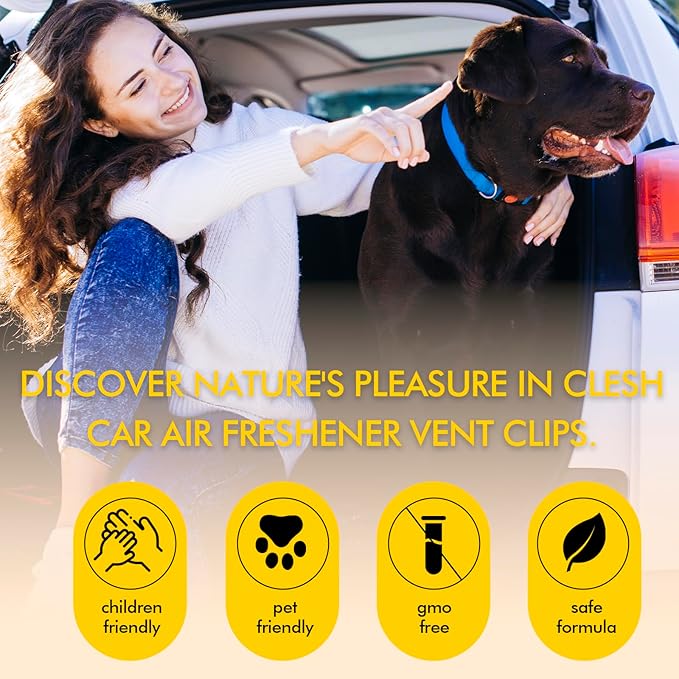 Car Air Fresheners, 6 Pack, Car Fresheners Vent Clips, Long Lasting Air - Image 3