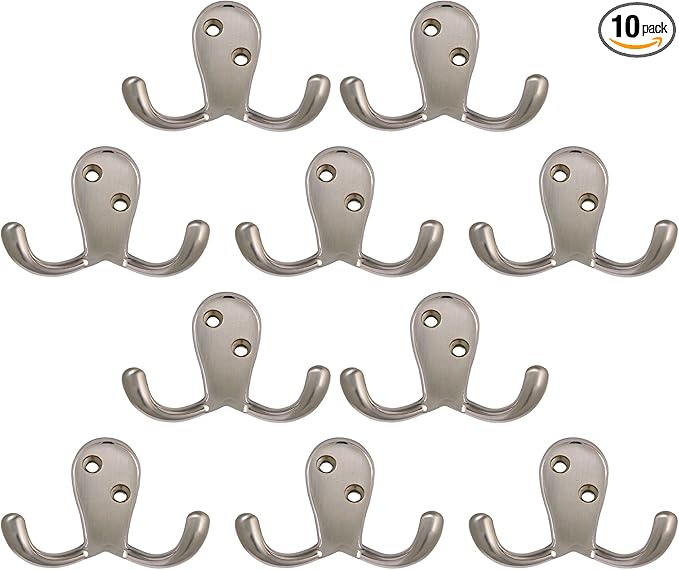 Design House 207761 Wall-Mounted Double Hook by DesignHouse