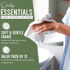 DAN RIVER 12 Pack Wash Cloths for Showering - Image 3