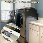 Collapsible Laundry Basket, 90L Foldable Pop Up Laundry Hamper - Image 6