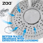 zaa Shower Drain Hair Catcher, Premium Silicone Drain Protector & Shower Drain - Image 3