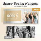 HOUSE DAY Space Saving Hangers 100 Pack, Heavy Duty Hangers Space Saver - Image 2
