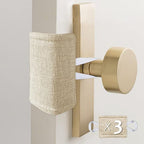 Door Silencer Padded Door Latch Cover, Baby Door Cushion Quiet Closer Door Lock - Image 4