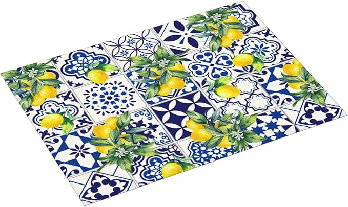 Lemon Mexican Tilt Dish Drying Mat - Image 2