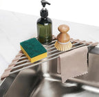 Tomorotec Foldable Stainless Steel Triangle Roll-Up Dish Drying Rack by Tomorotec