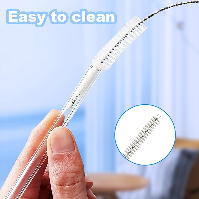 6 Pack Straw Cleaner Brush for Stanley, Reusable Extra Long Straw Cleaner for - Image 5