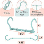 Mr. Pen- Space Saving Hangers, 8 Pack, Boho Colors, Magic Hangers - Image 3