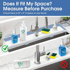 Stone Faucet Mat for Kitchen Sink, Silicone Faucet Handle Drip Catcher Tray Mat - Image 4