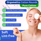 Orgametics Cotton Rounds, 100% Natural Turkish Cotton Premium Makeup Remover - Image 6