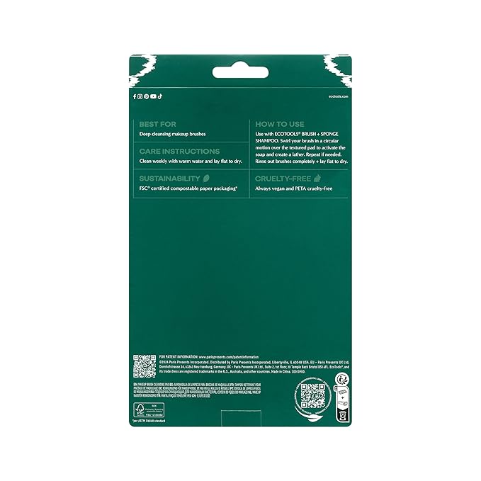EcoTools Makeup Brush Cleansing Pad, Brush Cleaner Mat - Image 11