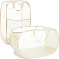 2 Pcs Durable Collapsible Laundry Baskets by Bemkoo