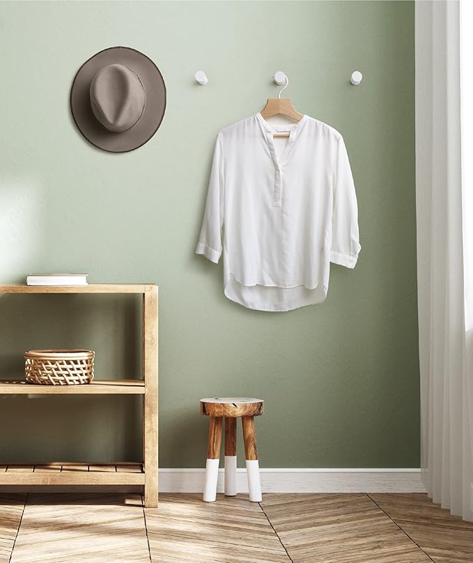 Wooden White Wall Hooks - Image 7