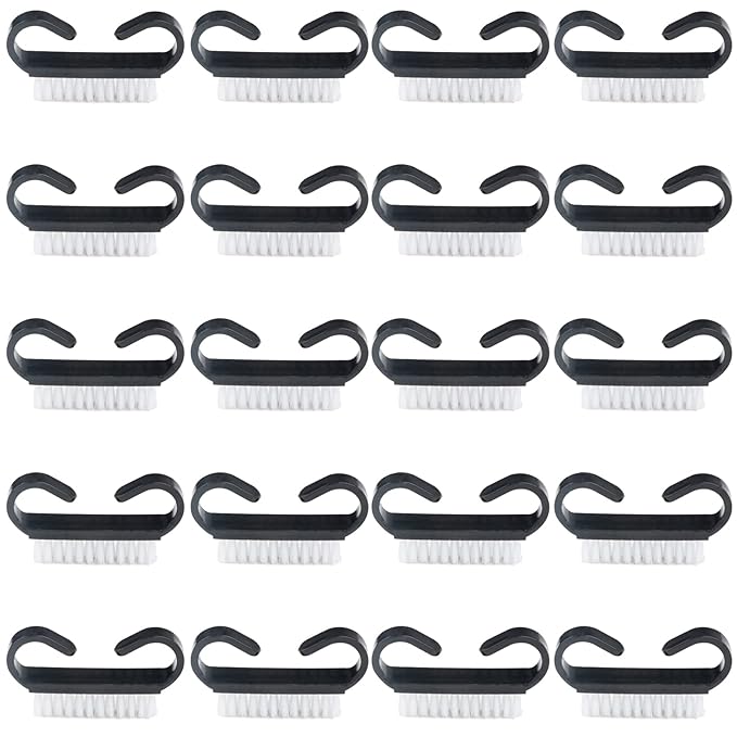 Nail Cleaning Brush- 20 Pcs Home Plastic Nail Brushes by Unknown
