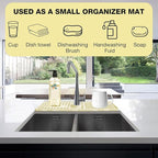 Faucet Mat for Kitchen Sink – Adjustable Silicone Sink Splash Guard - Image 4