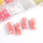 Flower Petals Glitter Nail Art Sequins, Mixed Floral Nail Flakes Beads - Image 5